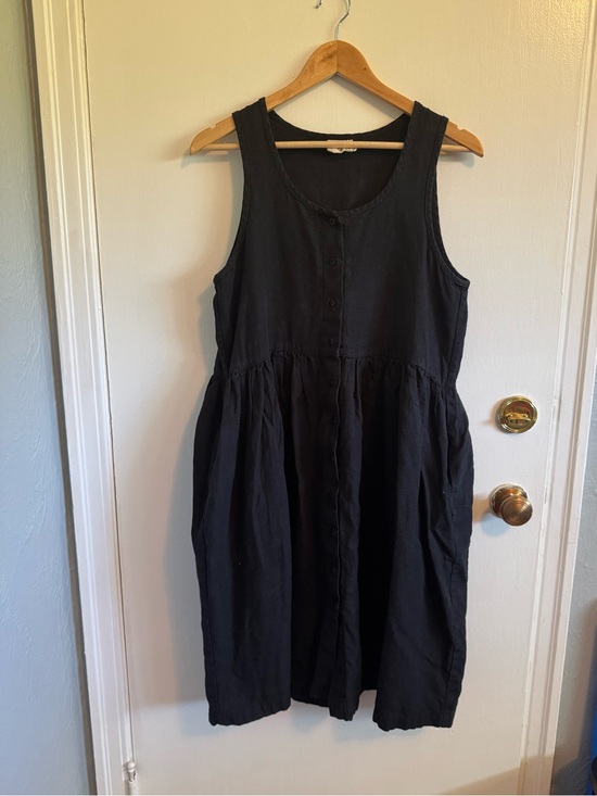 Beaton Linen Dresses & Skirts - Beaton Linen sleeveless gathered dress